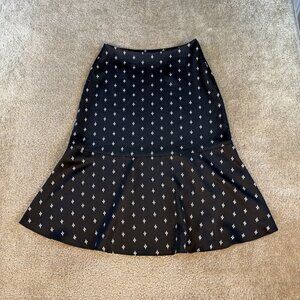 Loft Womens Skirt Size 4P Petites Mermaid Wedding Cocktail Church Patterned F526